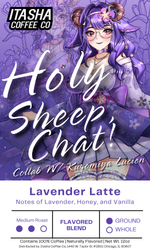 Load image into Gallery viewer, Holy Sheep, Chat! - Lavender Latte - Collab with KuromiyaLucien! - Redesigned!