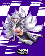 Load image into Gallery viewer, Lottie-Chan Racing Outfit Sticker!