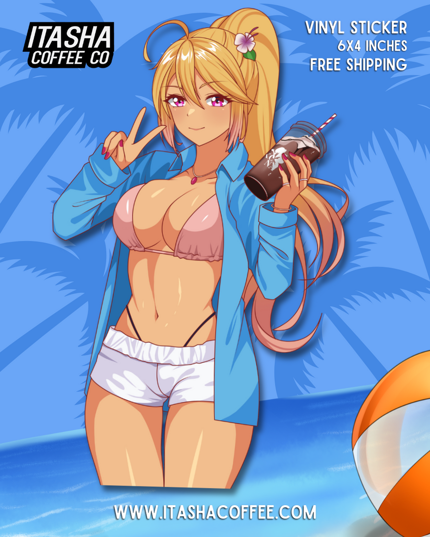 KonaBae Beach-Fit Sticker