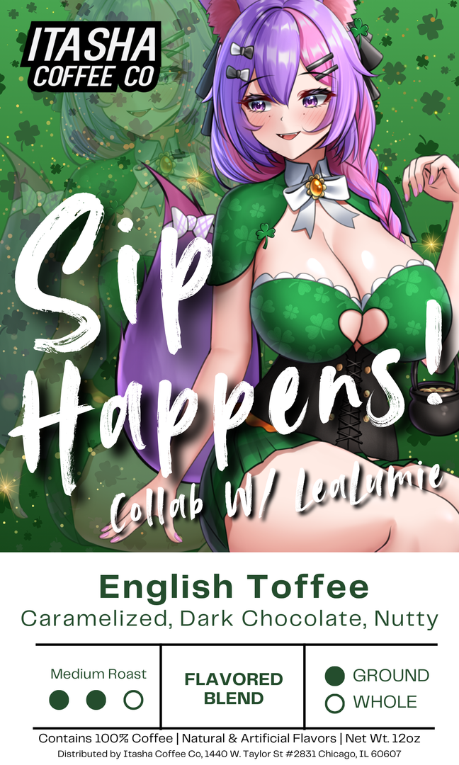 Sip Happens! - English Toffee - Collab with LeaLumie!
