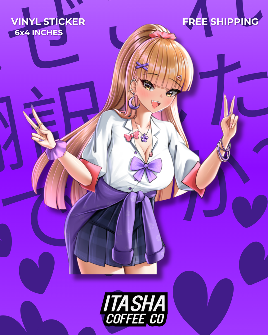 Maki-Chan Gyaru Special Collab Sticker!