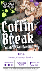 Load image into Gallery viewer, Coffin Break! - Ube - Collab with Kamila Bombette!

